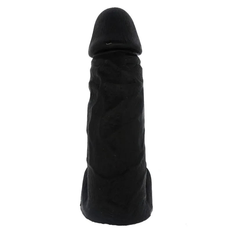 Prótese Realística com Escroto Pura Luxúria Black 18x5 Sexy Fantasy