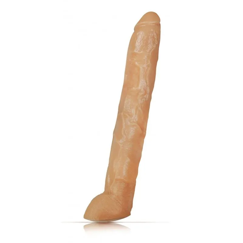 Prótese Realístico com Escroto Pura Luxúria Pele 38x5 Sexy Fantasy
