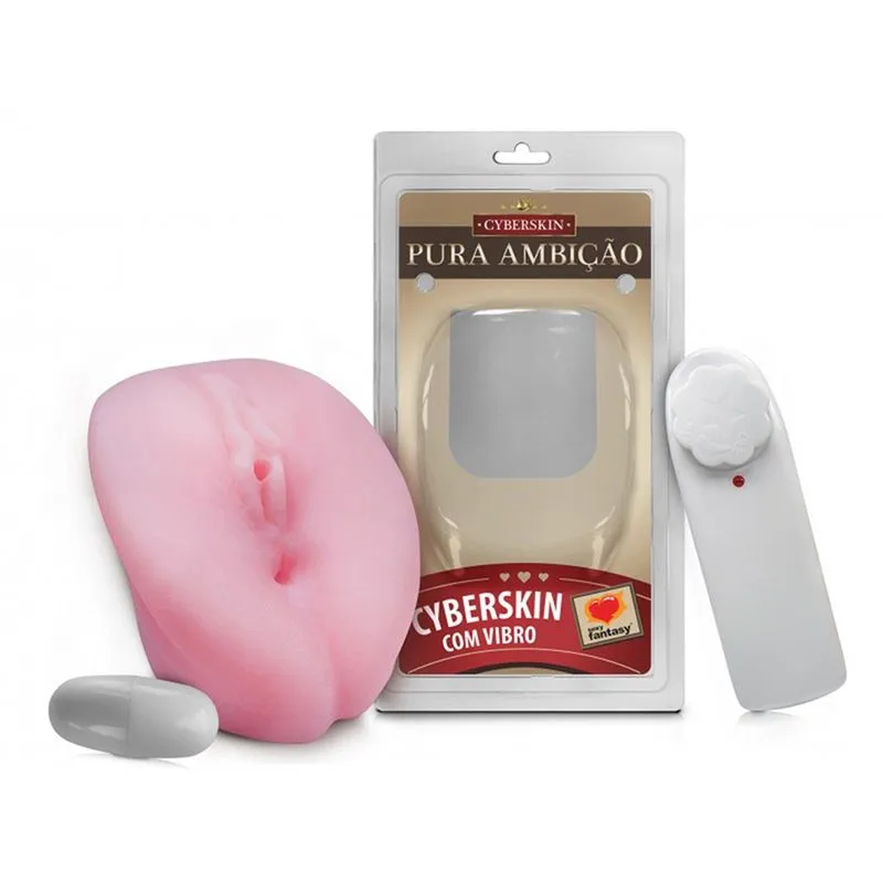 Vagina Pele em Cyber Skin com Vibro Bullet Pele 18x2 Sexy Fantasy