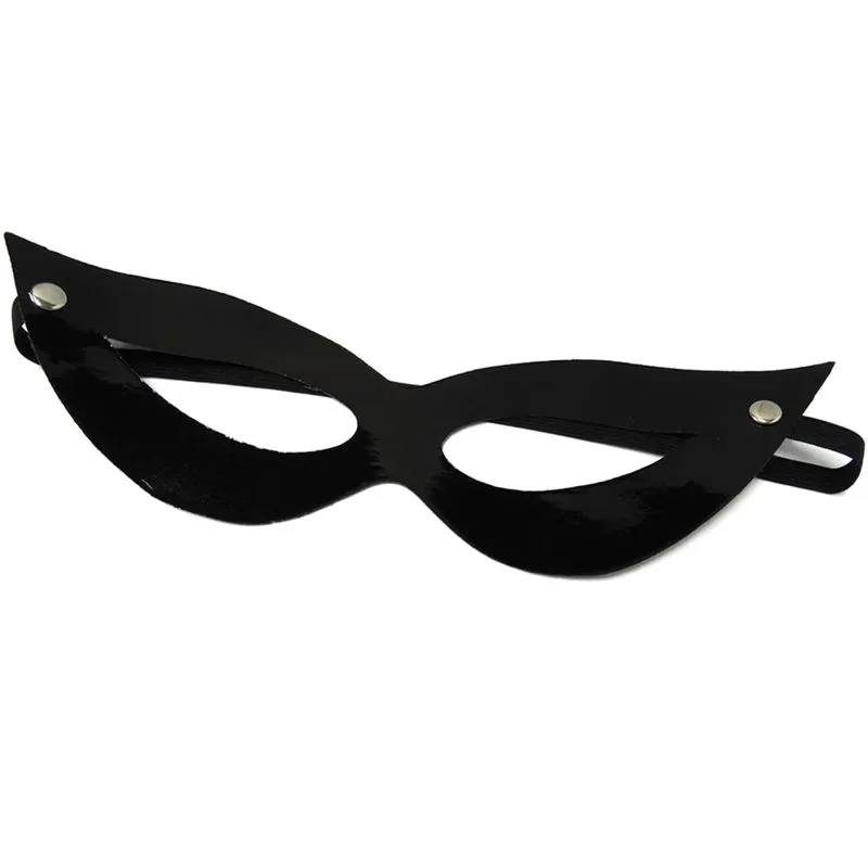 Máscara Verniz Preta Dominatrixxx