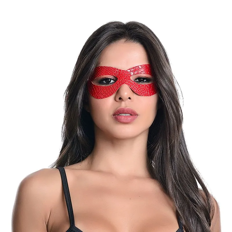 Máscara Kroko Vermelha Dominatrixxx