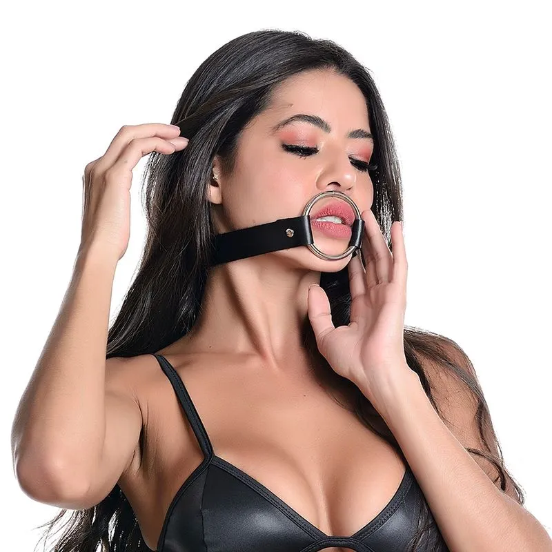 Mordaça com Argola Preto Dominatrixxx