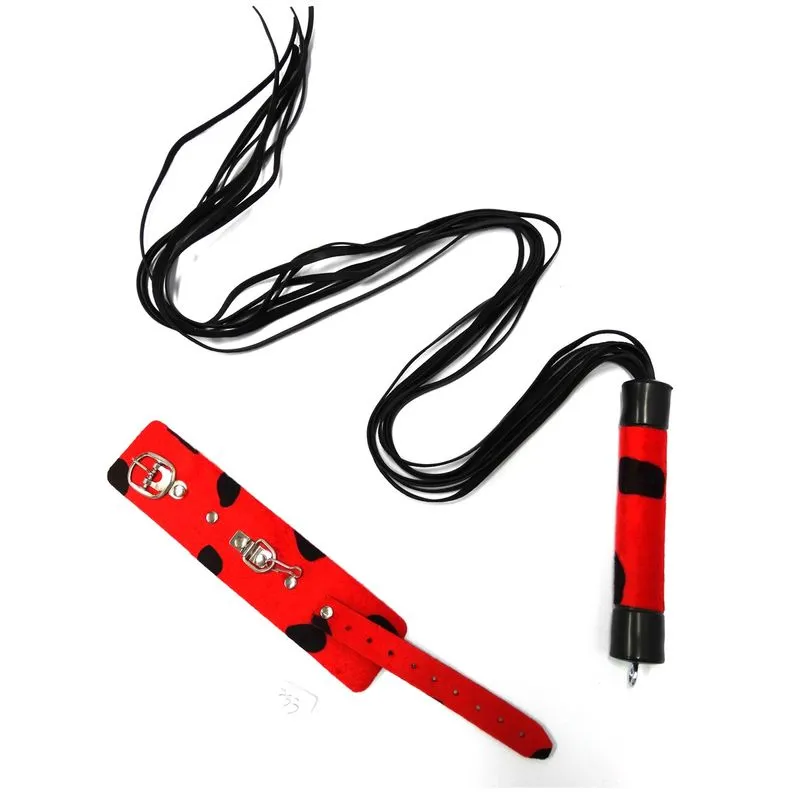 Bracelete com Chicote 80cm Devassa Dominatrixxx