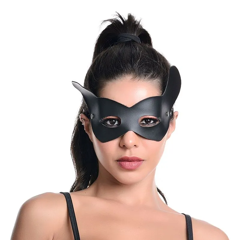 Máscara Diabinha Preta Dominatrixxx