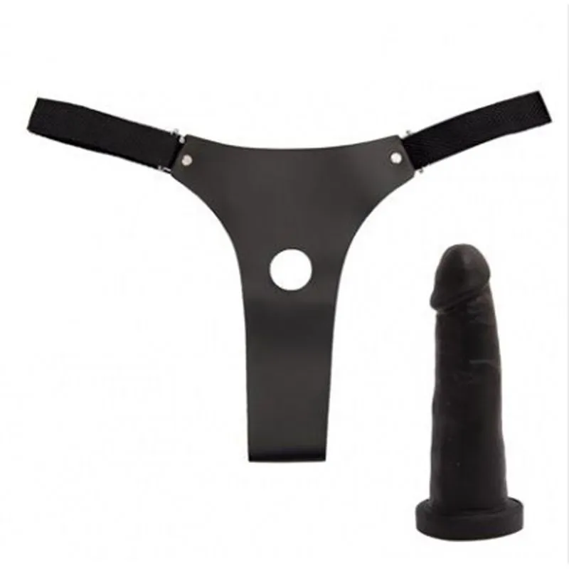 Cinta com Suporte de Coxa e Prótese Preto de 18cm Dominatrixxx
