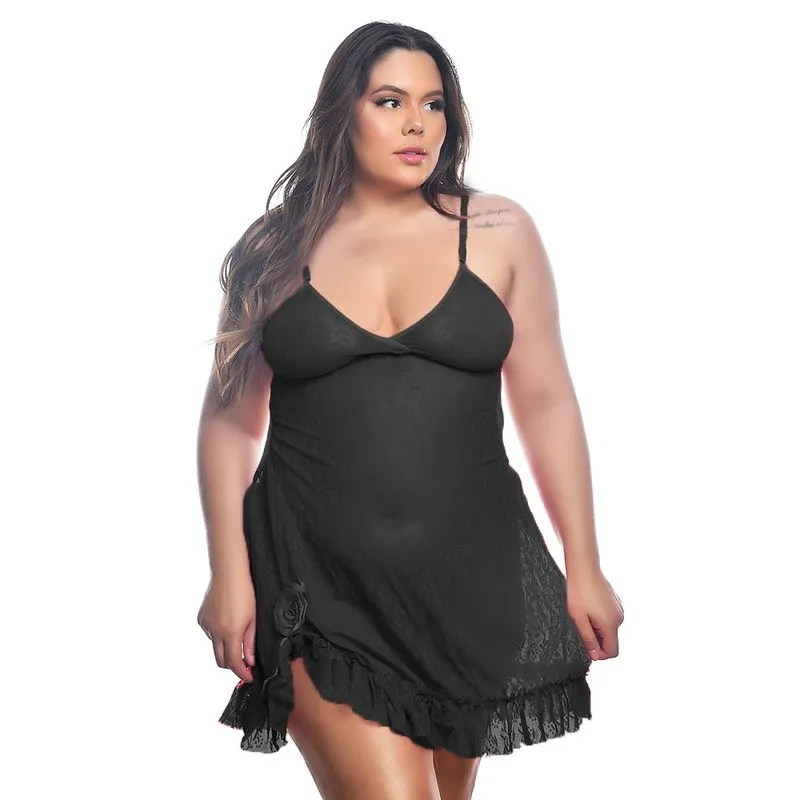 Camisola Encanto Plus Size Pimenta Sexy