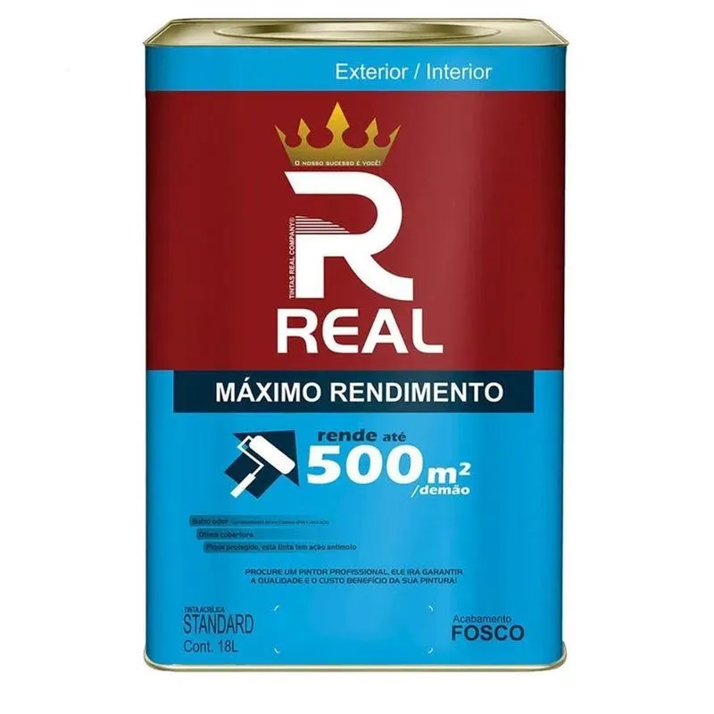 Real Máxima Cobertura Fosco 18l Branco