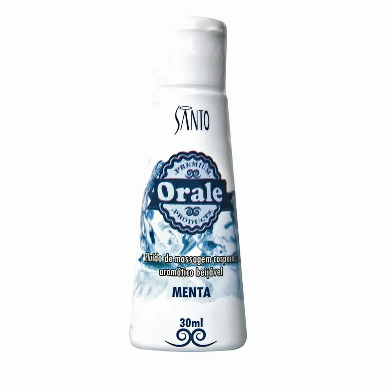 Fluído de Massagem Corporal Aromático Orale Menta 30ml Santo Sexo