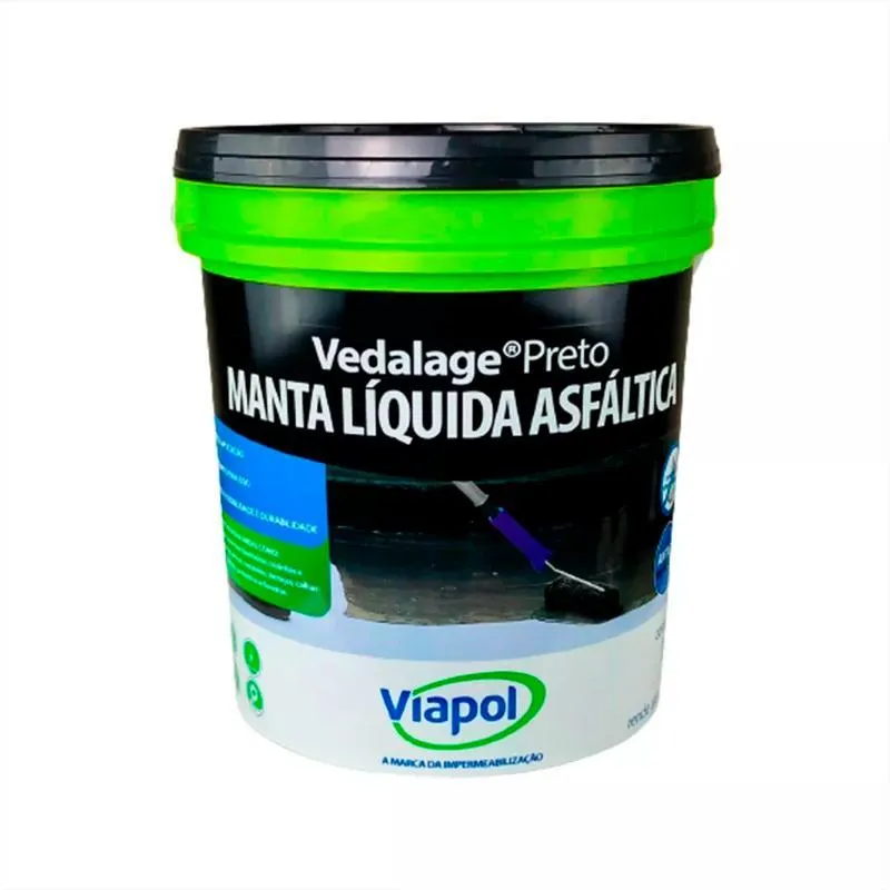 Viapol Vedalage 18l Preto