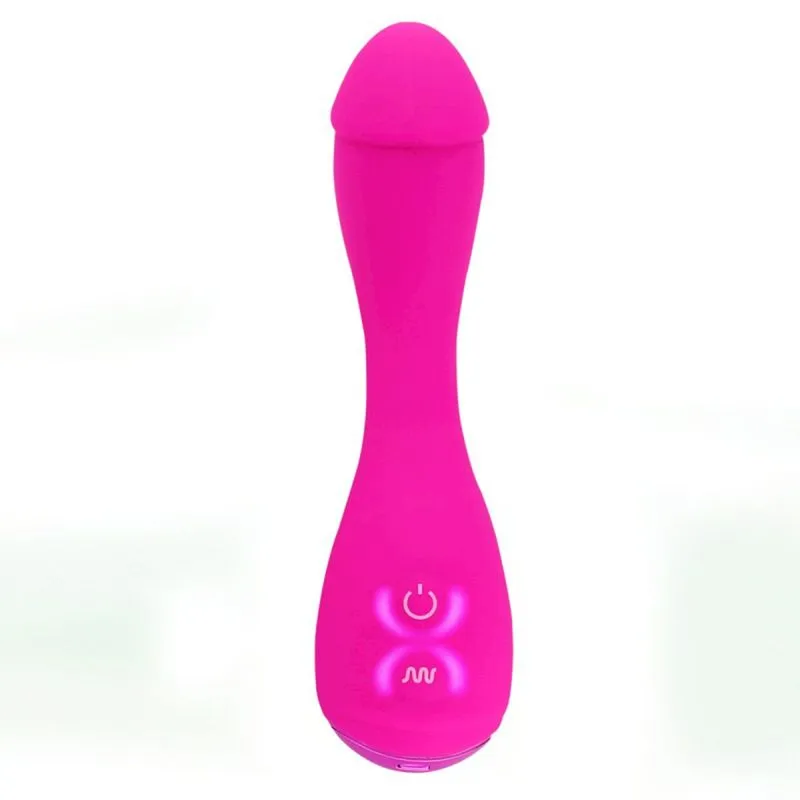 Vibrador Ponto G com Formato de Glande 10 Modos de Vibra Aphrodisia Devil Dick Miss Collection