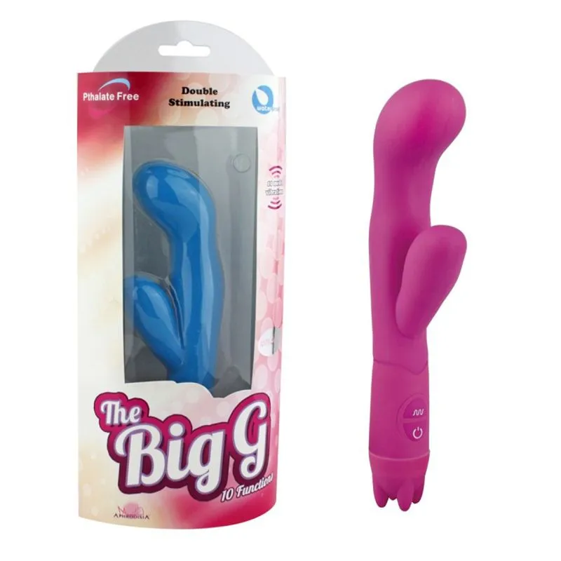 Vibrador Ponto G com Estimulador Clitoriano Big G Miss Collection