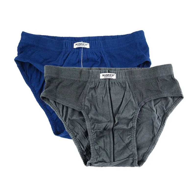 Kit 3 Cuecas Slip em Algodão com Vies Nawes