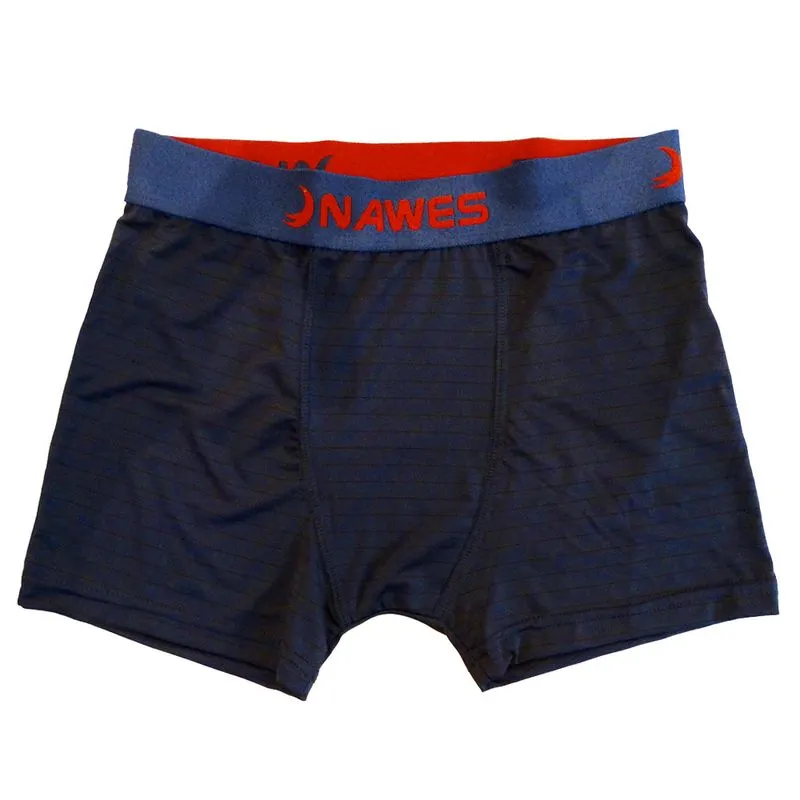 Cueca Boxer Adulto em Microfibra Listrada Nawes