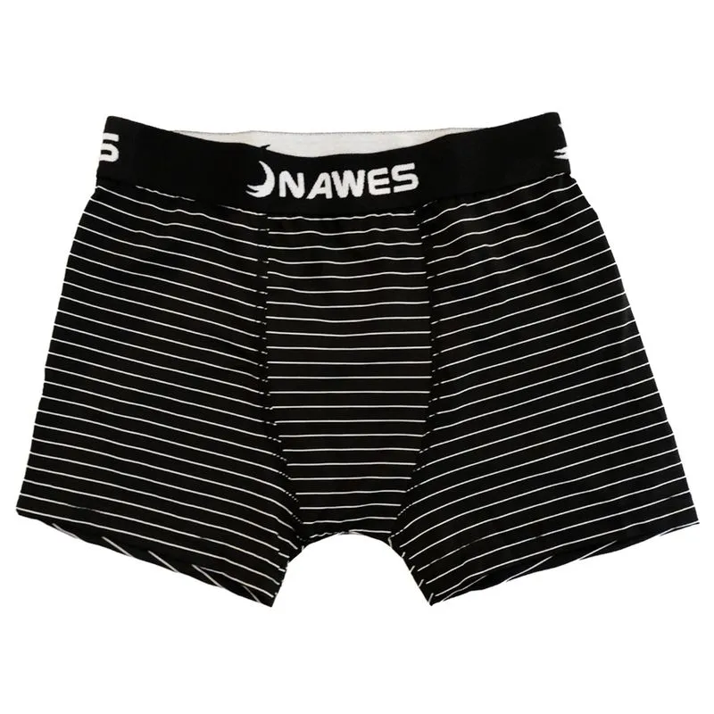 Cueca Boxer Adulto em Microfibra Listrada Nawes