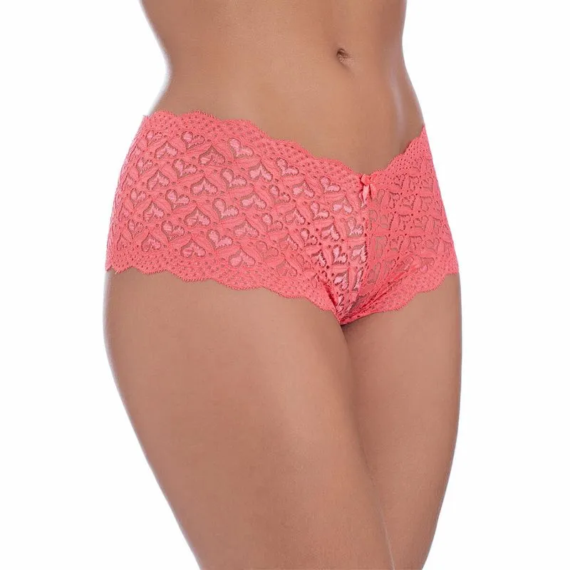 Calcinha Caleçon em Renda Miss Collection