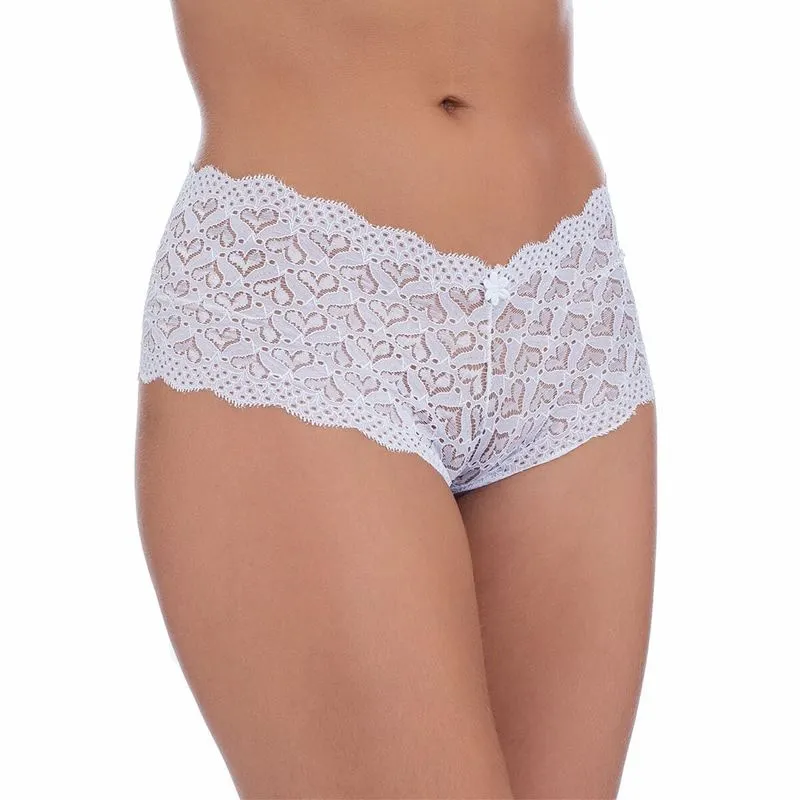 Calcinha Caleçon em Renda Miss Collection
