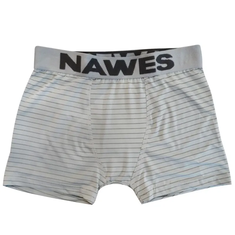 Cueca Boxer Adulto em Microfibra Listrada Nawes