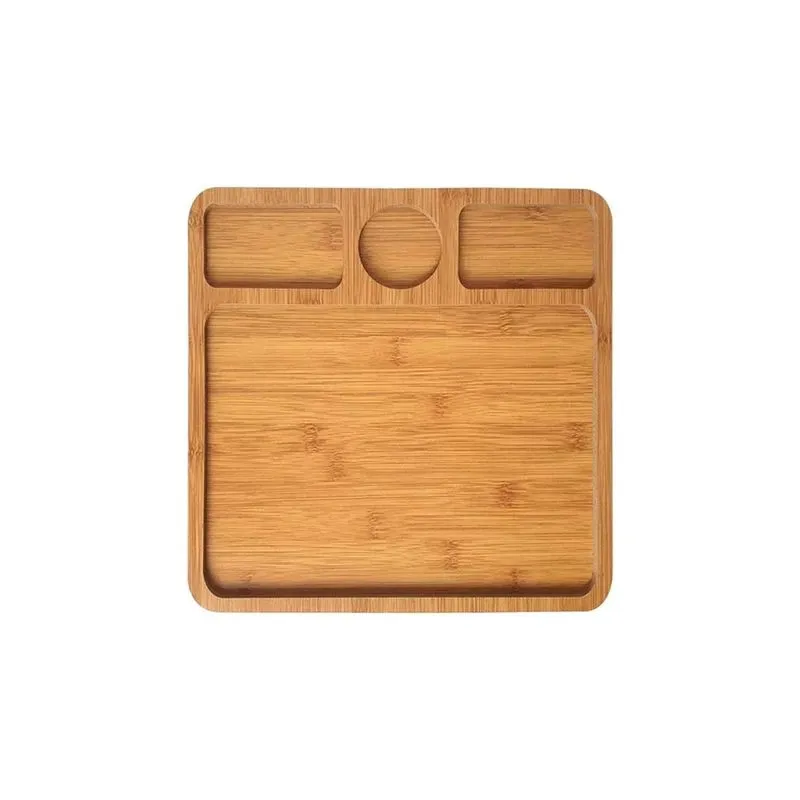Petisqueira Quadrada Mdf Com 4 Divisórias