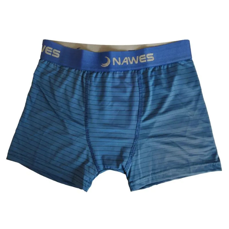 Cueca Boxer Adulto em Microfibra Listrada Nawes