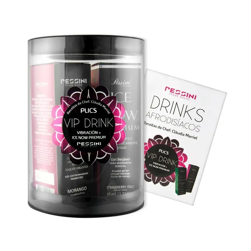 Plics Vip Drink Vibración + Ice Now Premium Pessini