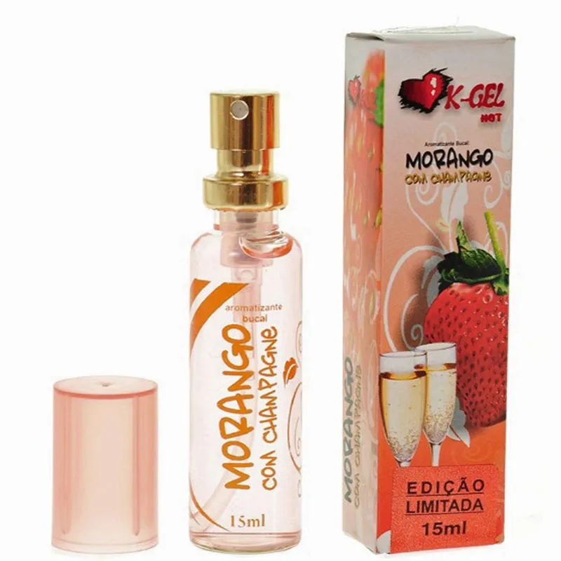 Aromatizante Bucal Morango com Champagne Hot K-gel
