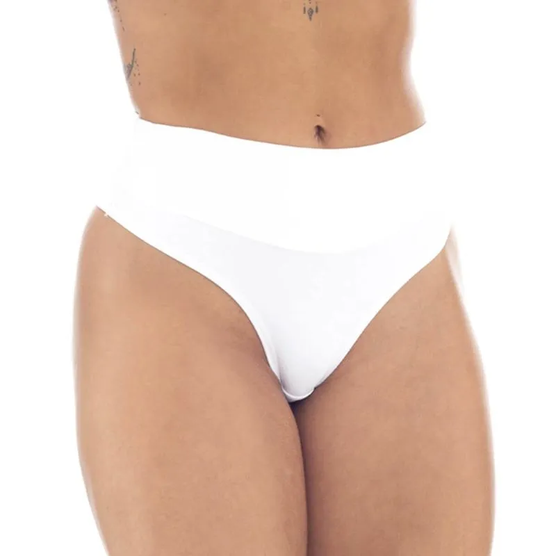 Calcinha em Microfibra Fio Duplo com Cós Largo Lia Lingerie