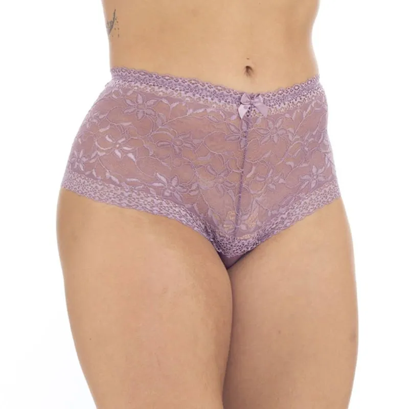 Calcinha Hot Pants em Renda com Lacinho Patitex Duplinha com Lubrificante Tradicional em Sachê com 3 e Preservativo Lubrificado com Espermicida
