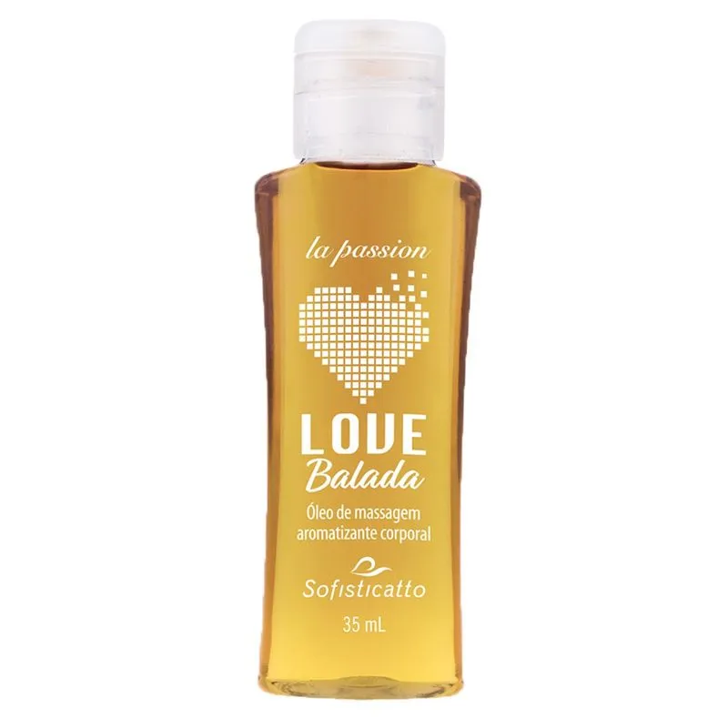 Love Balada Óleo de Massagem Aromatizante Corporal Sensação Quente 35 ml Sofisticatto