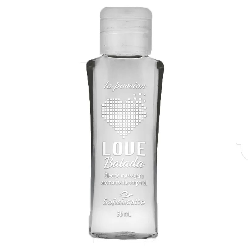 Love Balada Óleo de Massagem Aromatizante Corporal Sensação Quente 35 ml Sofisticatto