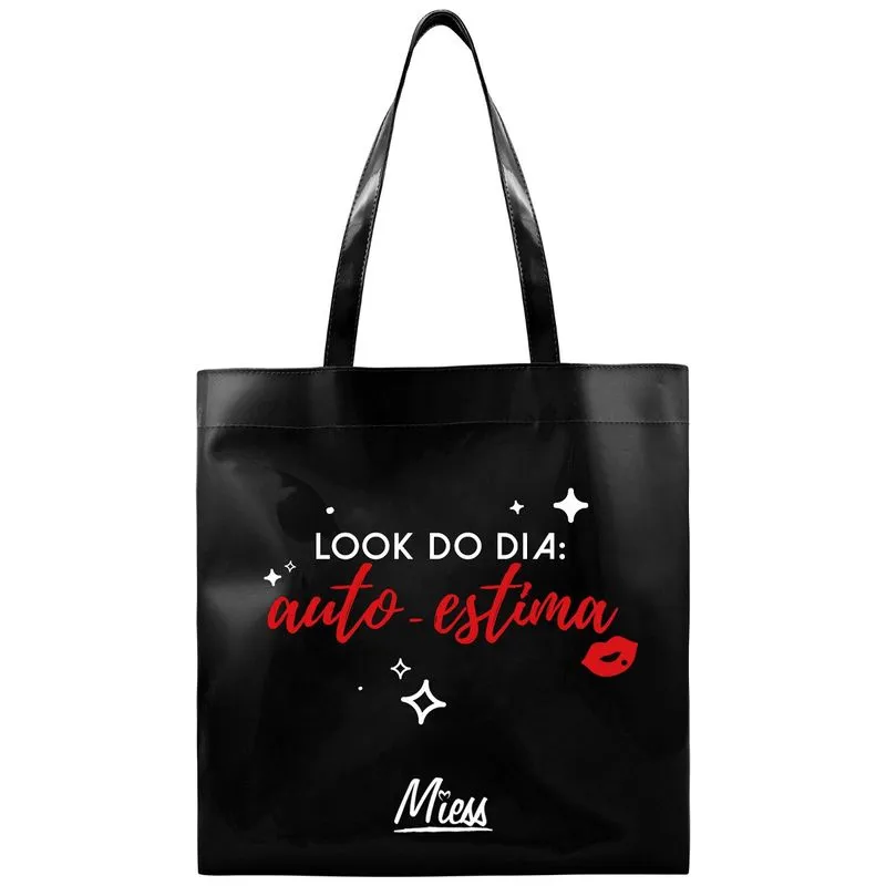 Bolsa em Verniz Estampada Look do Dia: Auto-Estima Miess