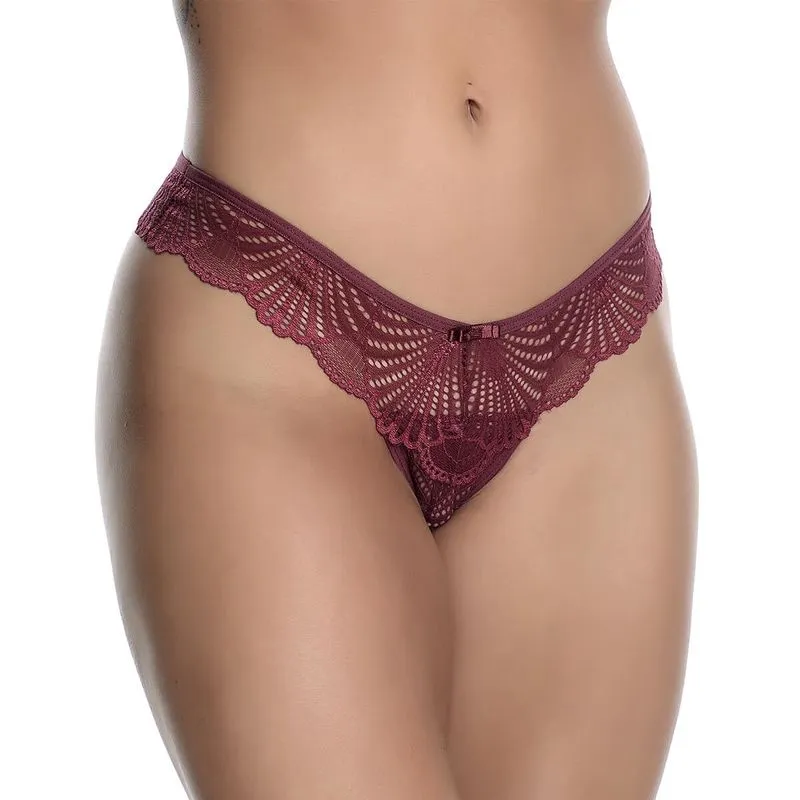 Calcinha Fio em Renda com Lacinho Patitex