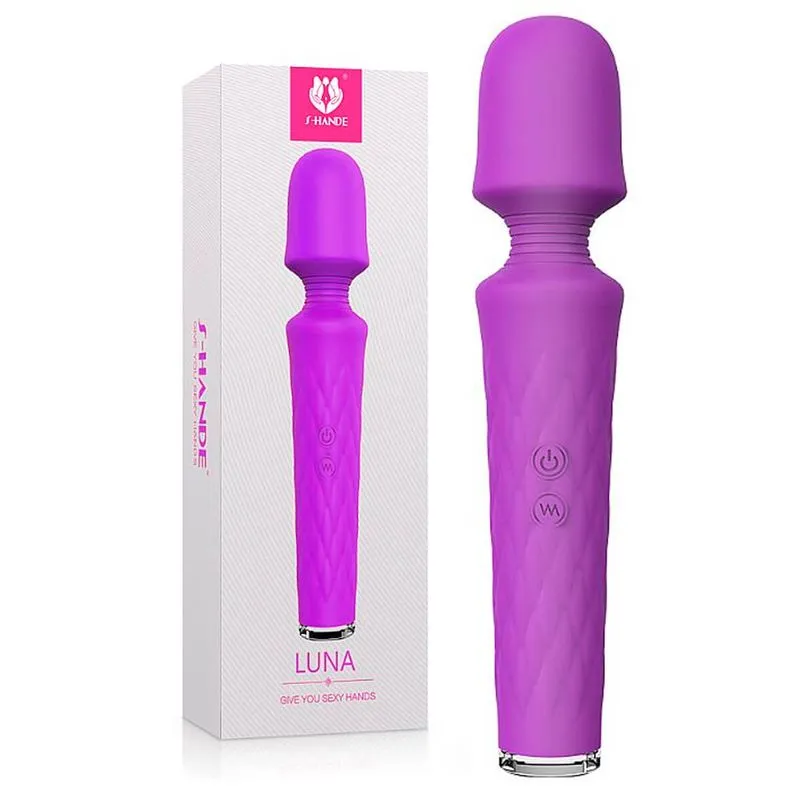 S-Hande Luna Vibrador Varinha Mágica em Silicone Sexy Import