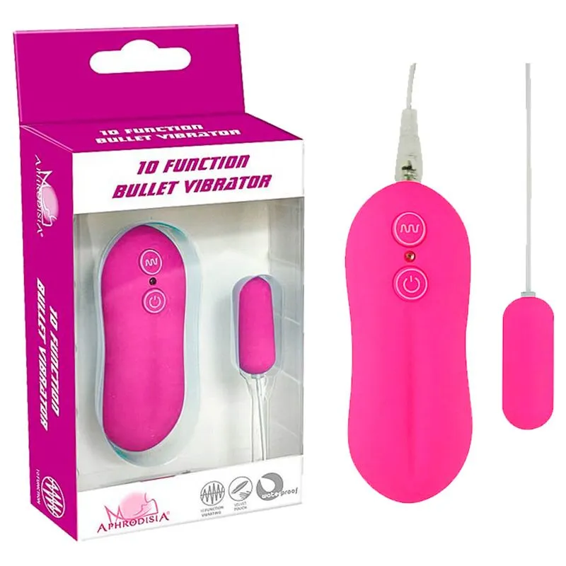Aphrodisia Mini Vibrador Bullet com 10 Vibrações Sexy Import