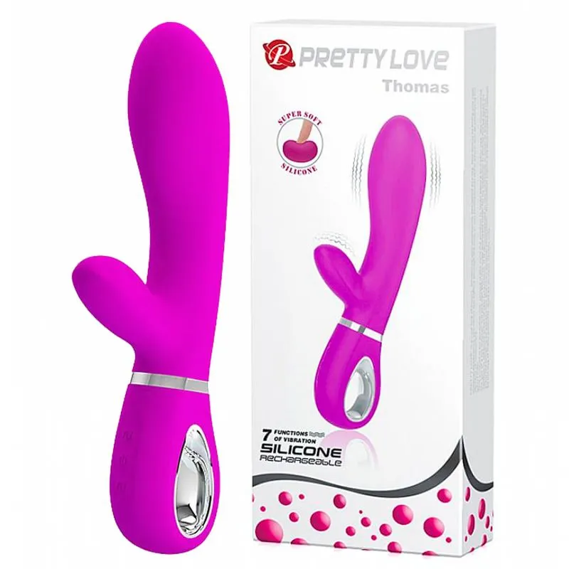 Pretty Love Thomas Vibrador de Ponto G com Estimulador Clitoriano Miss Collection