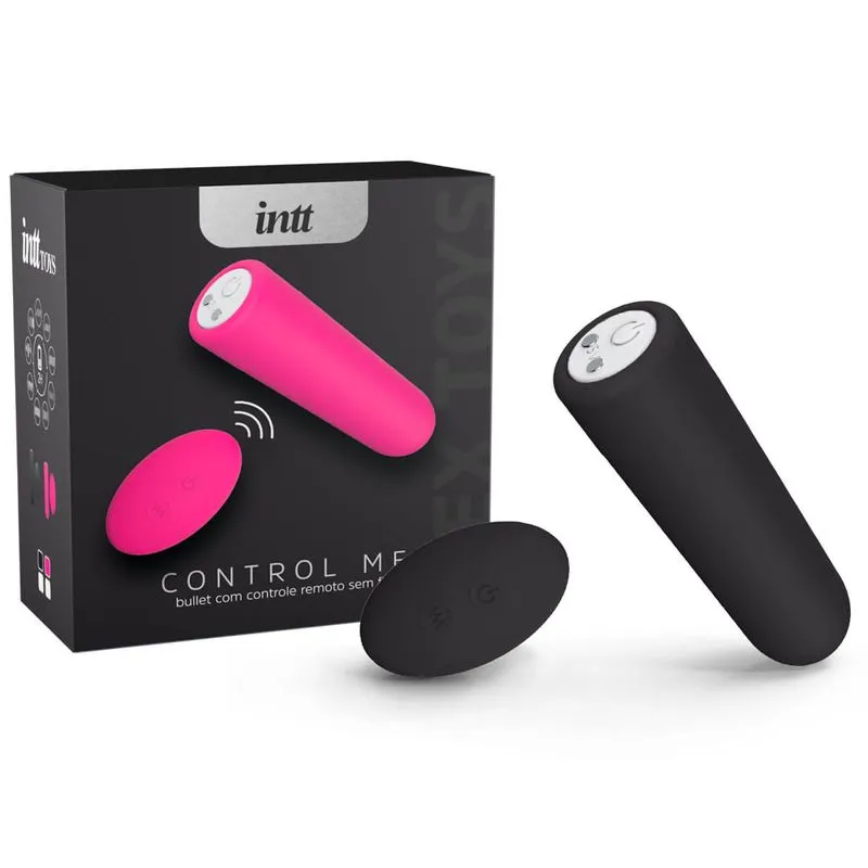 Control Me Vibrador Bullet em Silicone com Controle sem Fio Intt