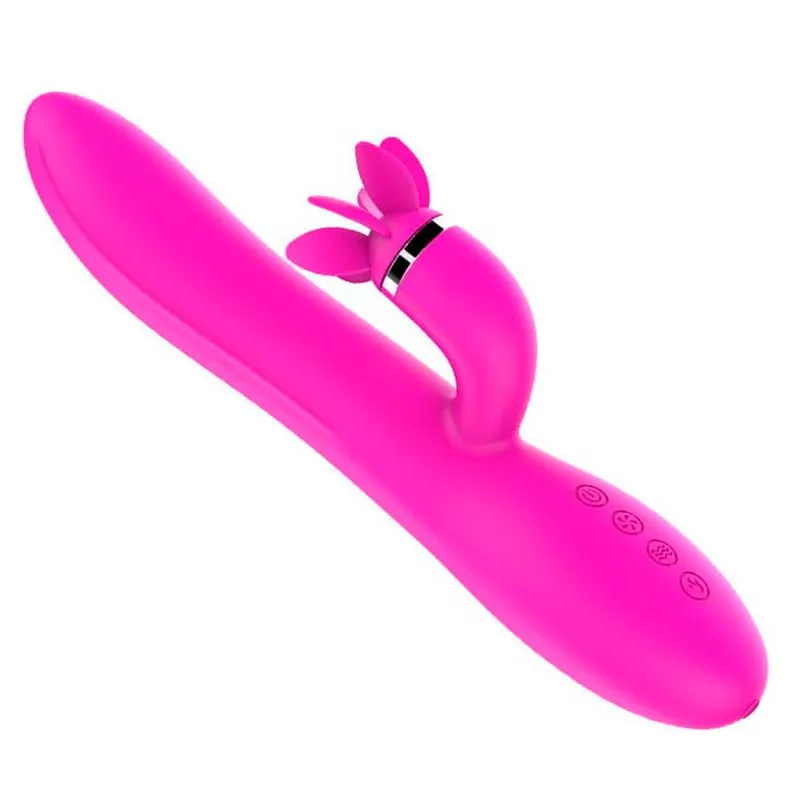 Fogo no Parquinho Vibrador com Estimulador de Clitóris Rotativo com 12 Modos de Vibração Intt