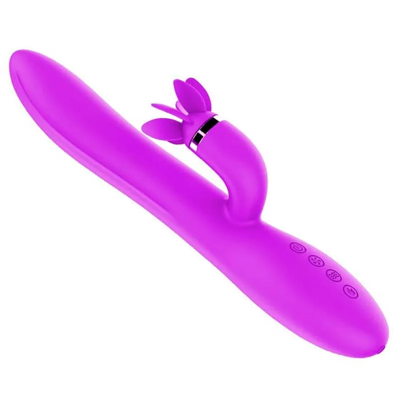 Fogo no Parquinho Vibrador com Estimulador de Clitóris Rotativo com 12 Modos de Vibração Intt