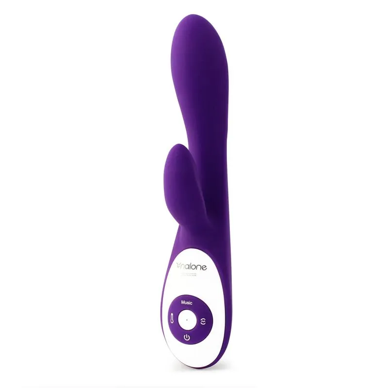 Nalone Want Vibrador de Ponto G com Estimulador de Clitóris Ativo por Voz e Música