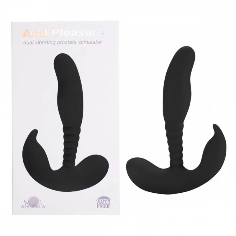Anal Pleasure Dual Vibrating Estimulador de Próstata em Silicone Vip Mix