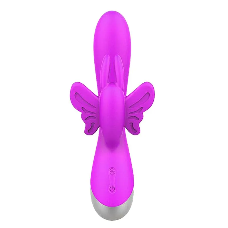 Green Baby Massageador de Ponto G e Clitóris com Formato de Borboleta Miss Collection