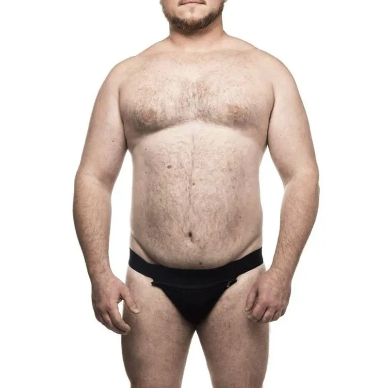 Cueca Jock com Anel de Silicone Plus Size
