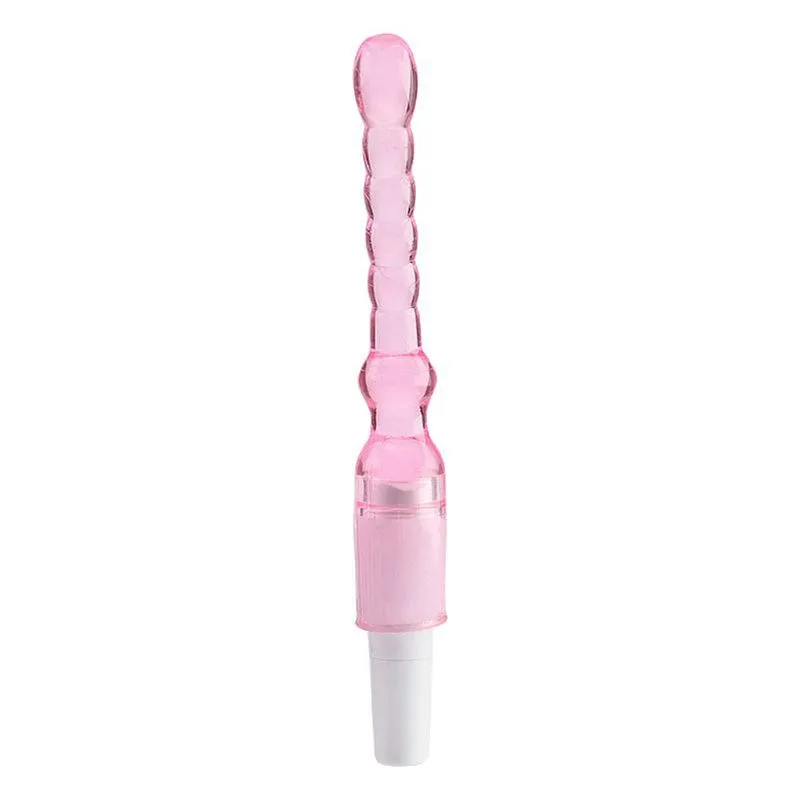 Jelly Plug Anal com Vibro Stimulator Escalonado Sexy Import