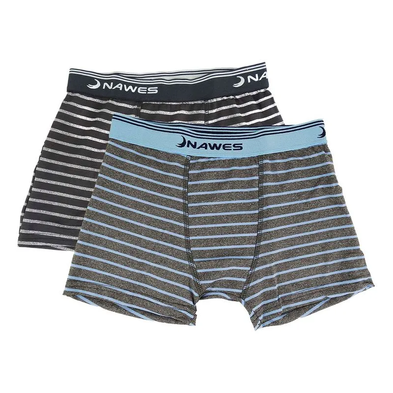 Kit Cueca Boxer em Poliéster 2 unidades Nawes