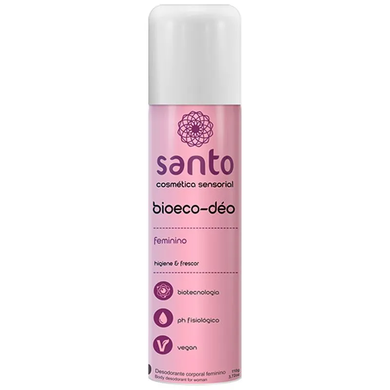 Bioeco-déo Desodorante Íntimo e Corporal Feminino 166g Santo