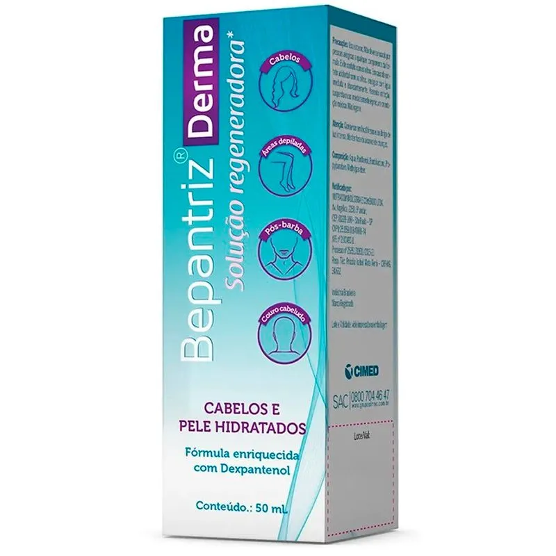 Bepantriz Derma Solução Regeneradora 50ml Cimed
