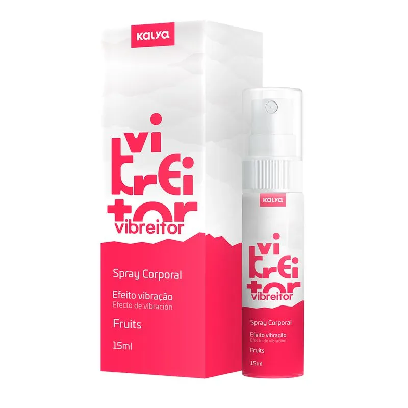 Vibreitor Vibrador Liquído Beijável 15ml Kalya