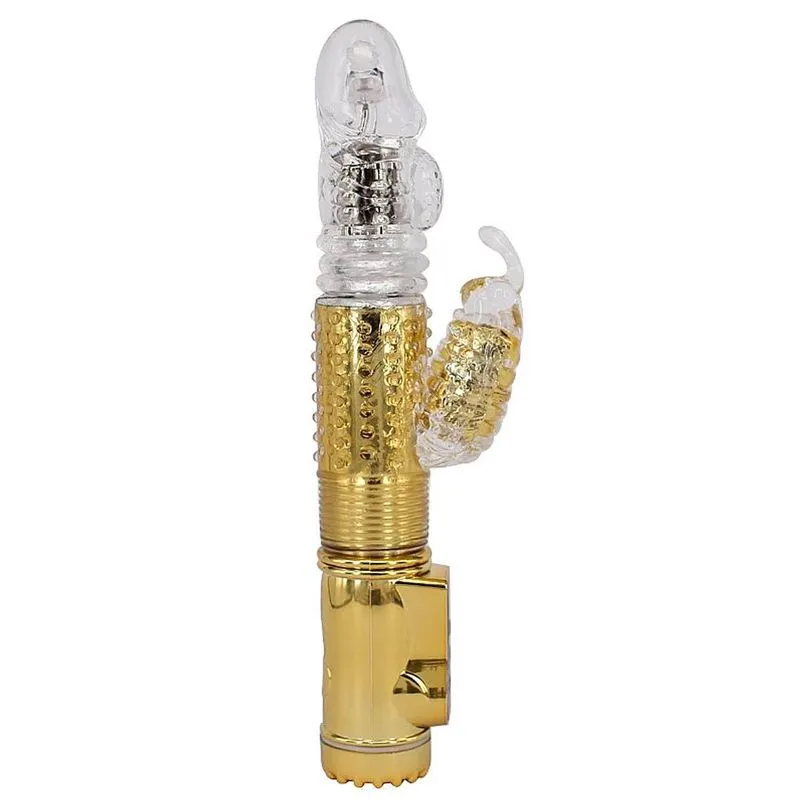 Vibrador Vai e Vem Recarregável com 36 Modos de Vibração e Rotação Sexy Import Vibrador Rotativo Vai e Vem Recarregável com 36 Modos de Vibração e 8 Rotações Sexy Import