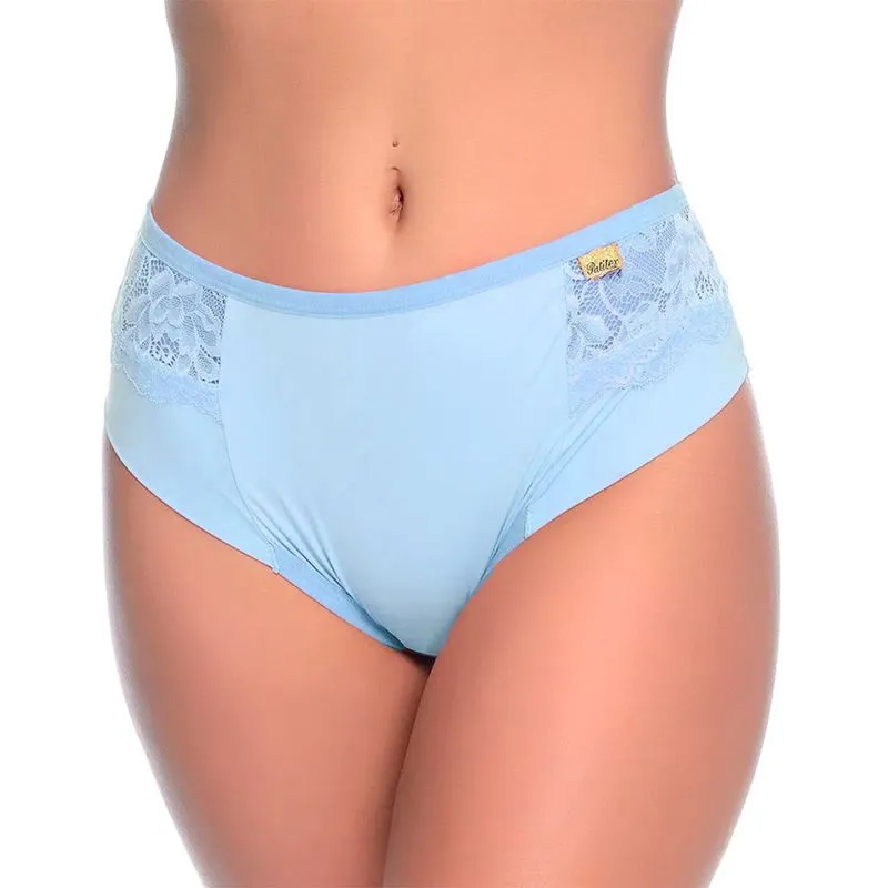 Tanga Verônica em Microfibra e Renda Patitex