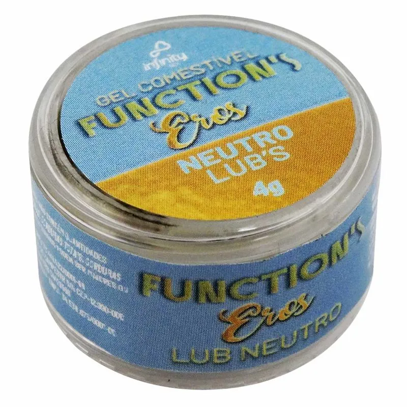 Eros Gel Lubrificante Neutro Lubs 4g Linha Functions Infinity Sex