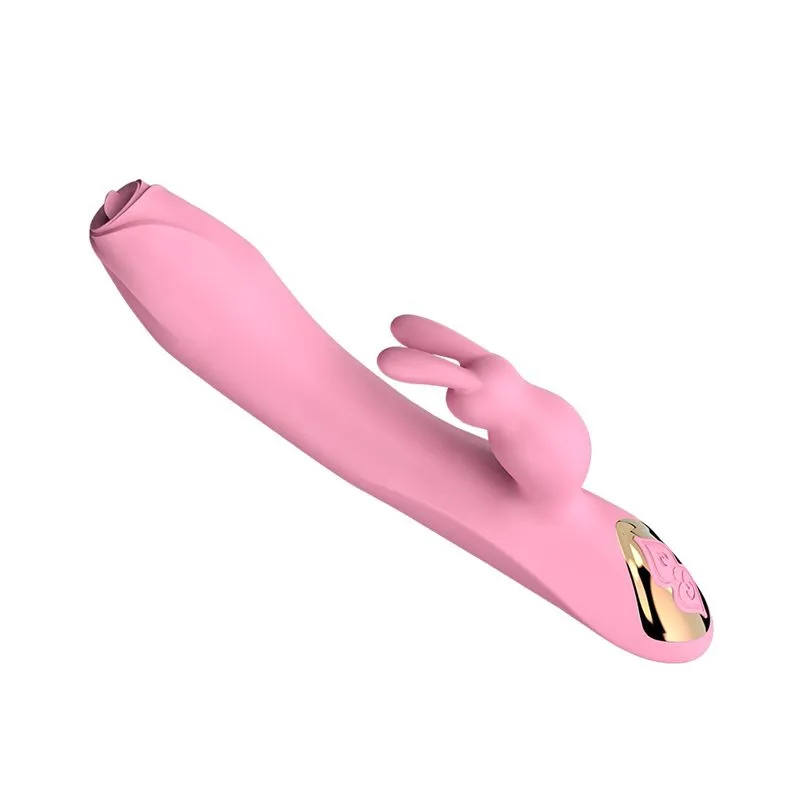 Dibe Sex Massager Vibrador com Aquecimento Estilo Rabbit com 7 Movimentos na Língua Miss Collection